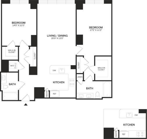 Floor Plan Image of Apartment Apt 0400