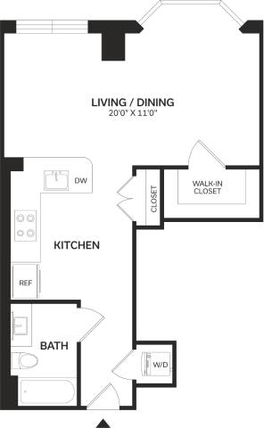 Floor Plan Image of Apartment Apt 0816