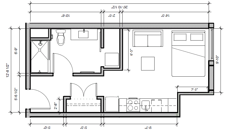 Floor Plan Image of Apartment Apt 503