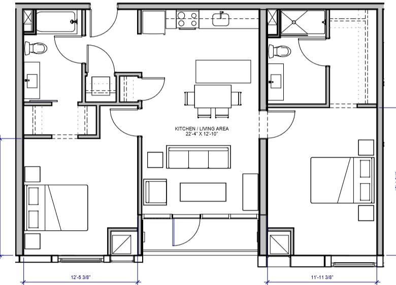 Floor Plan Image of Apartment Apt 834