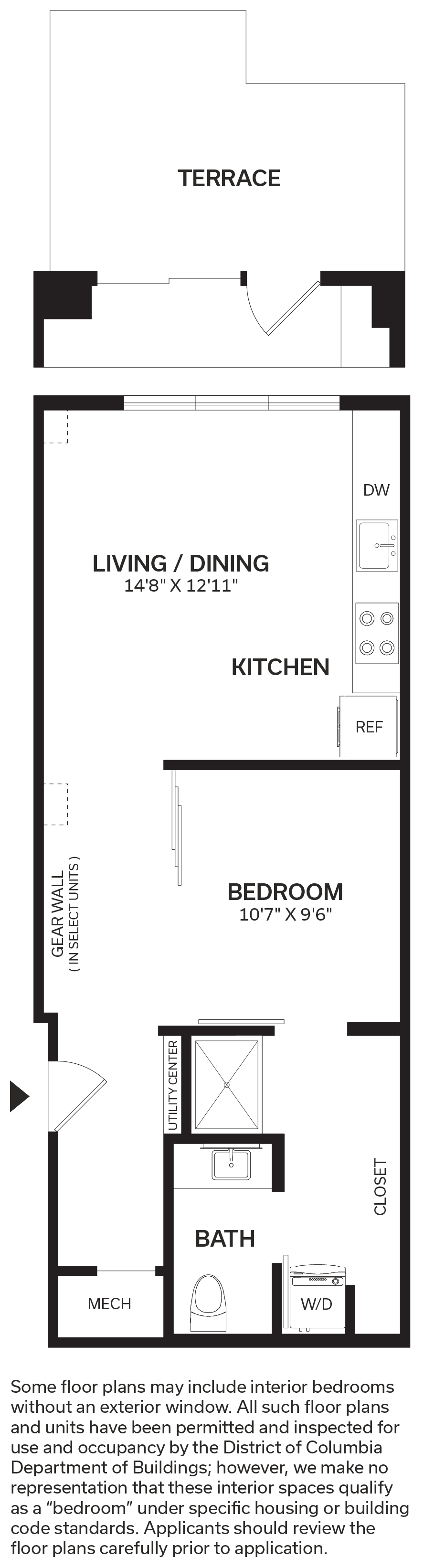 Floor Plan Image of Apartment Apt 622