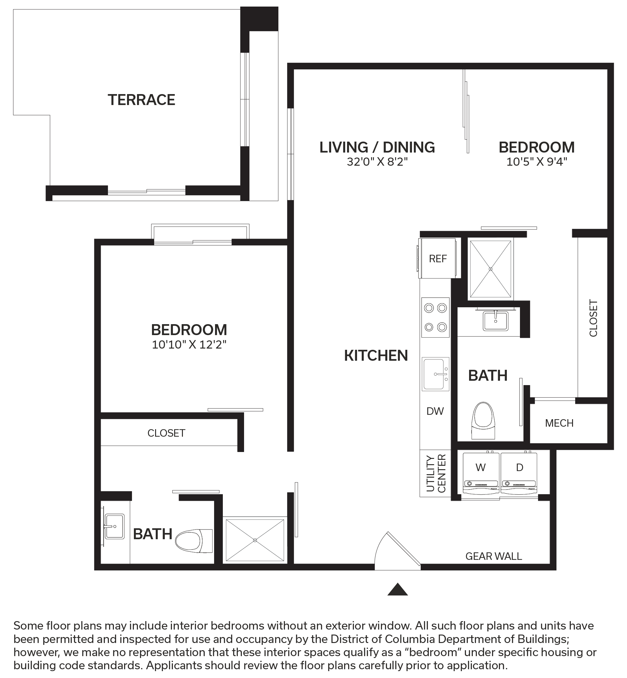 Floor Plan Image of Apartment Apt 621