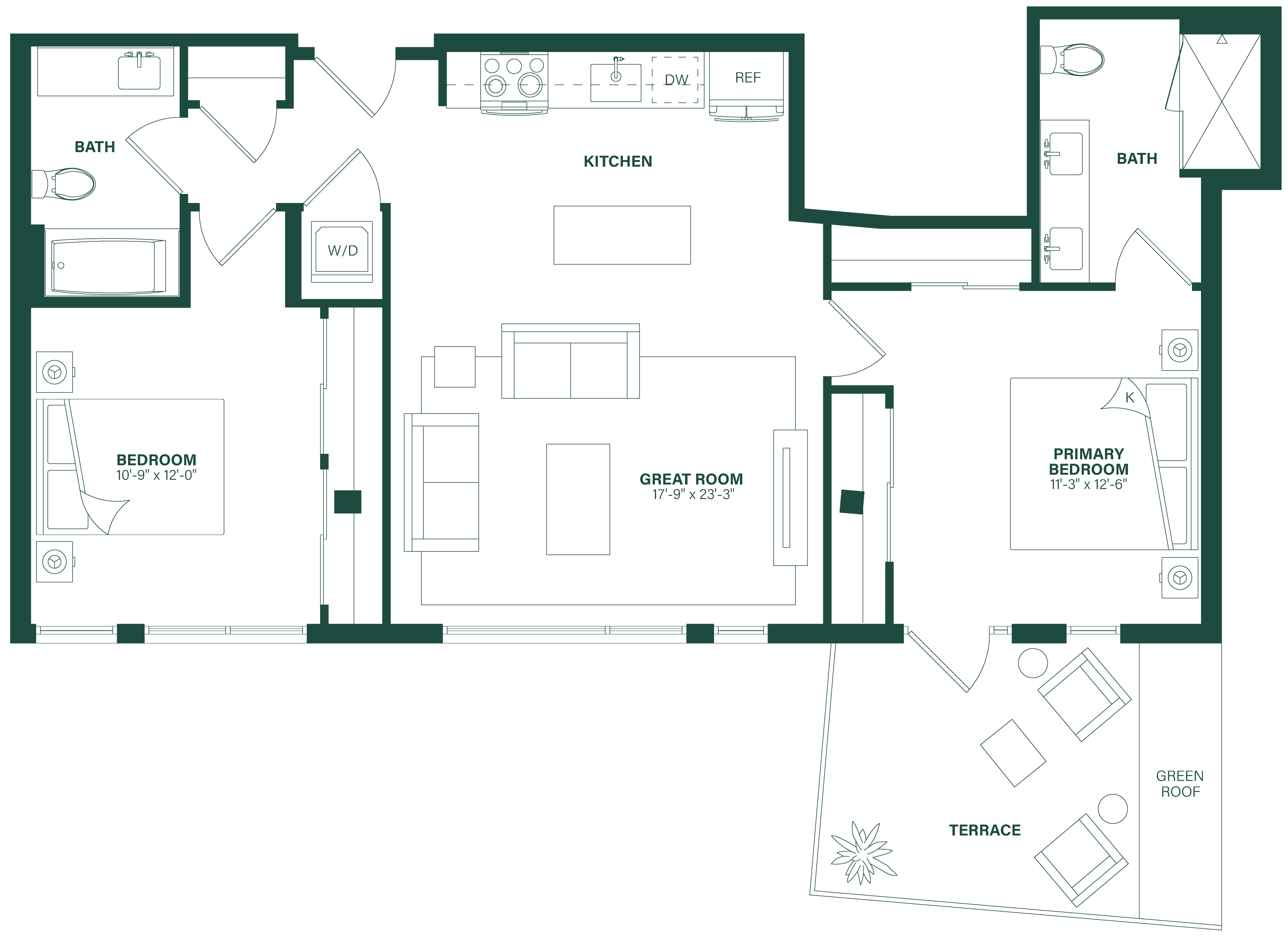 Floor Plan Image of Apartment Apt 902