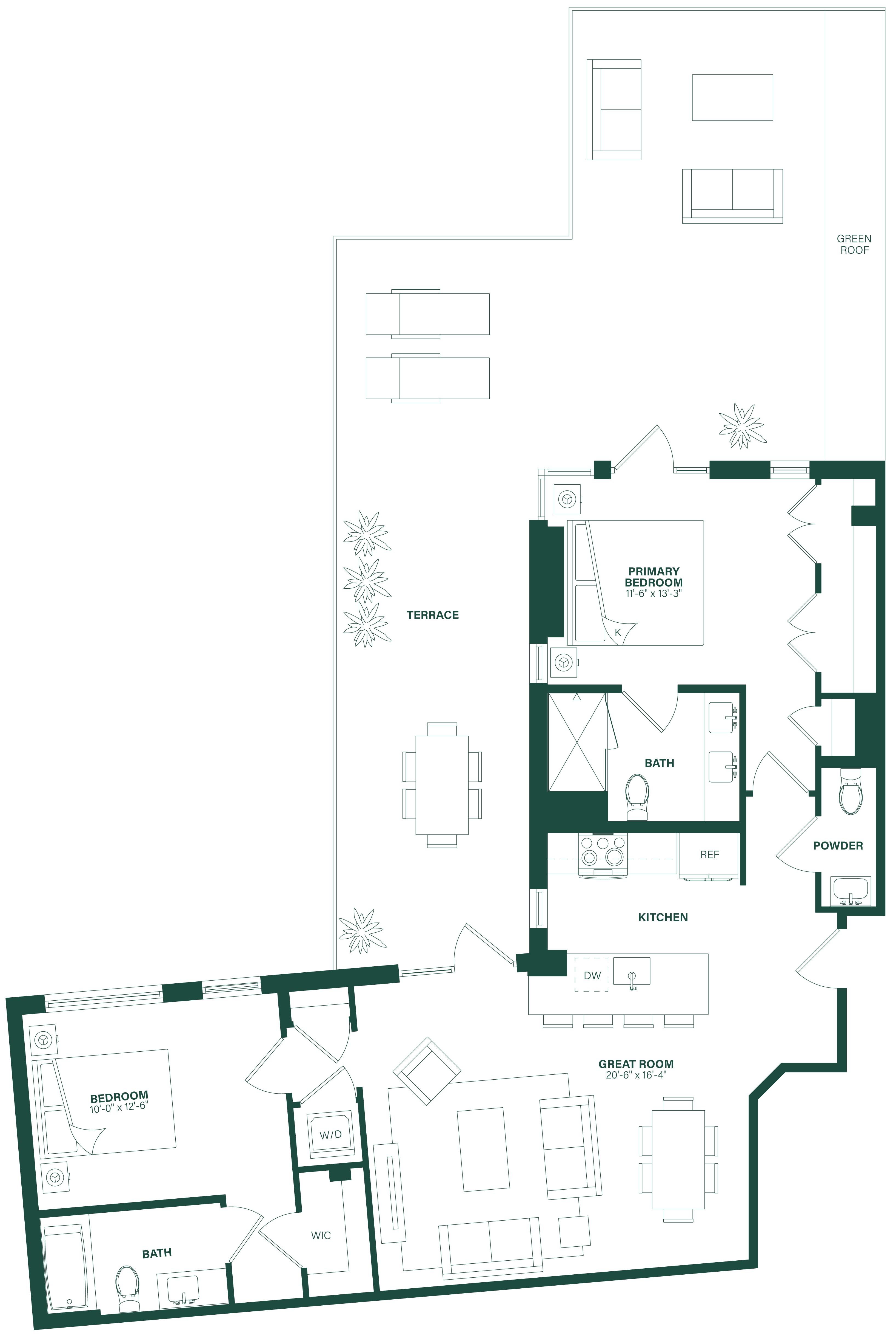 Floor Plan Image of Apartment Apt 905