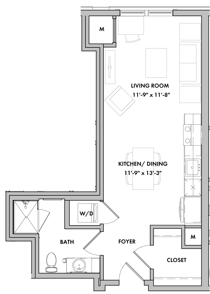 Apartment 2-202 floorplan