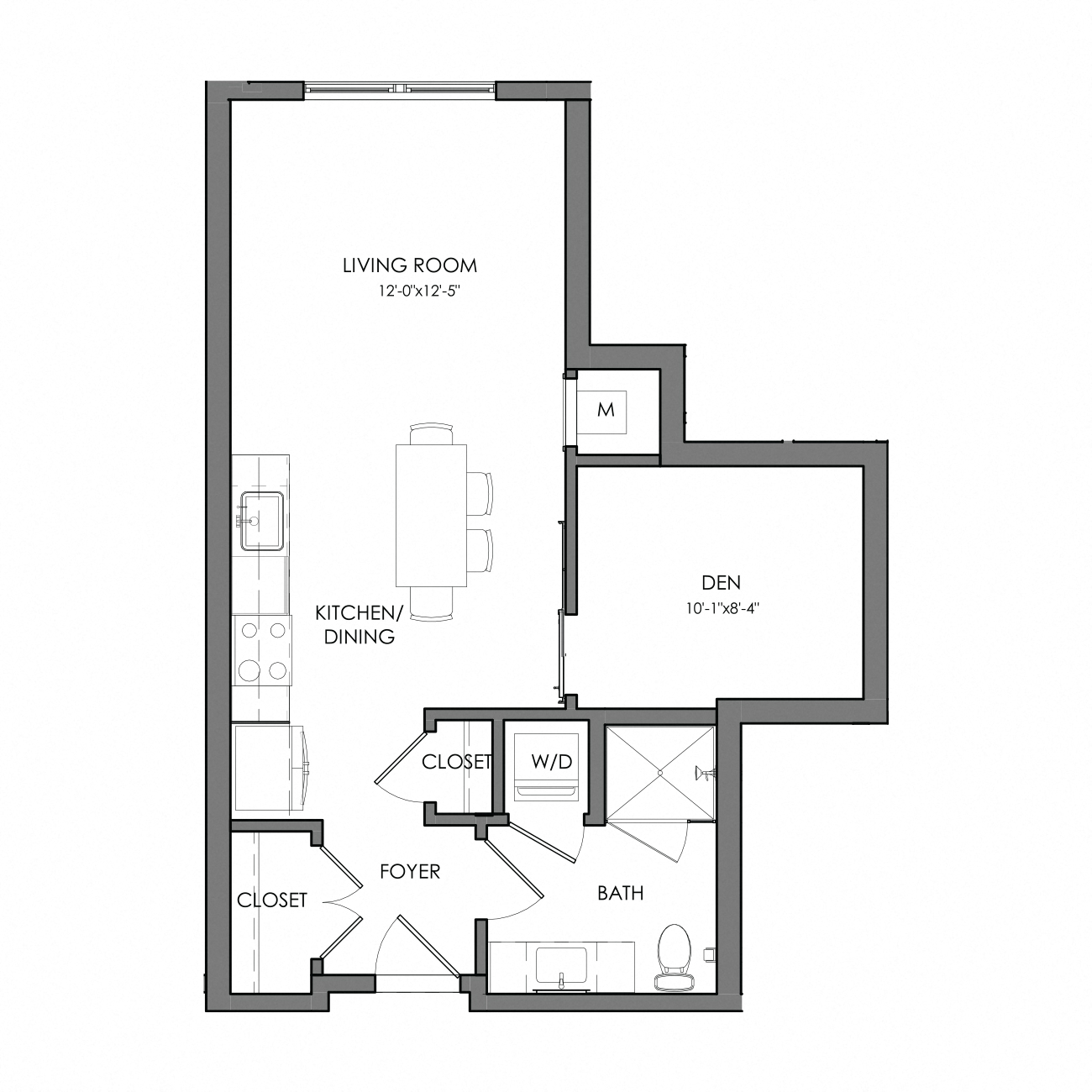 Apartment 4098 floorplan