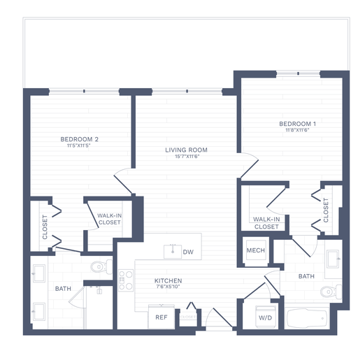 Apartment 0012 floorplan