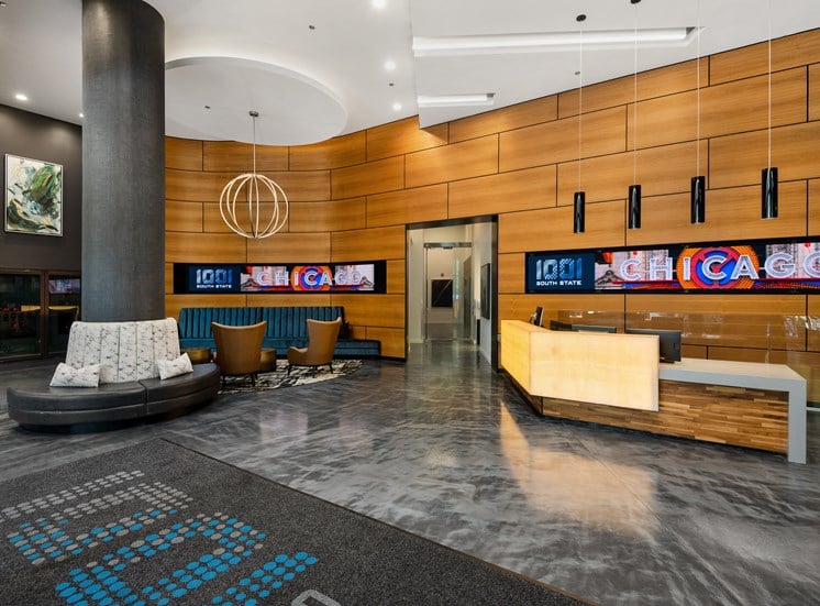 Renovated Concierge at 1001 South State, Chicago, Illinois