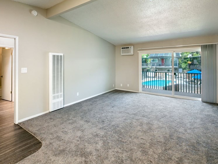Spacious Living Room With Private Balcony at 1038 on Second, Lafayette, CA
