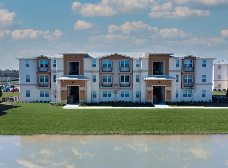 3 Story Exterior Lake View