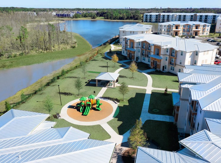 3 Story Exterior Lake View