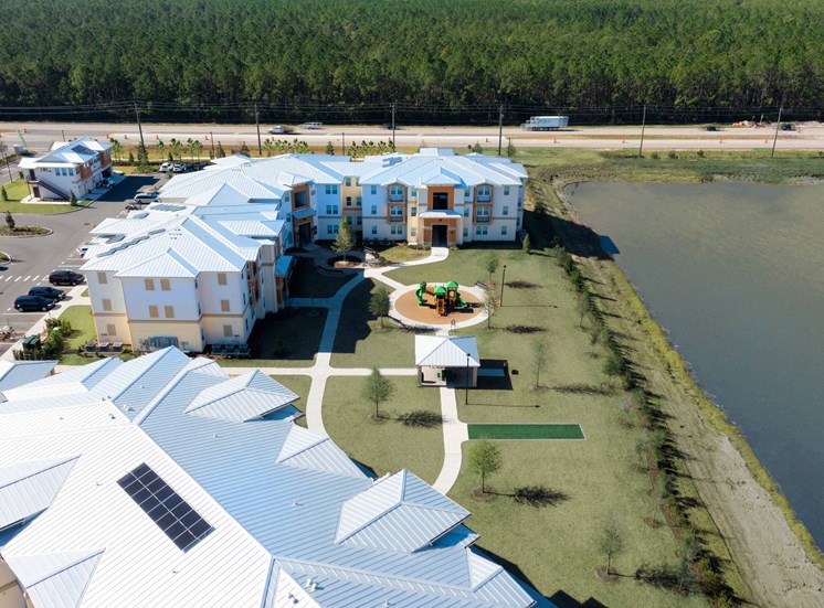 3 Story Exterior Lake View