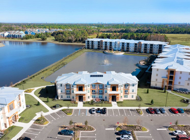 3 Story Exterior Lake View