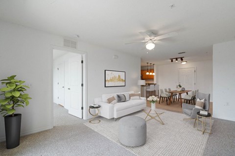 Living Room and Dining Room