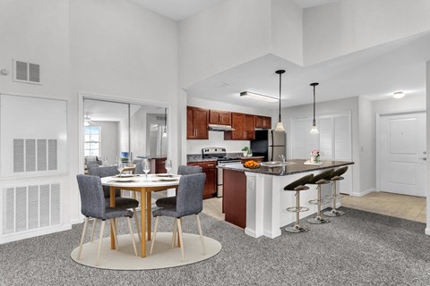 Kitchen and Dining Area