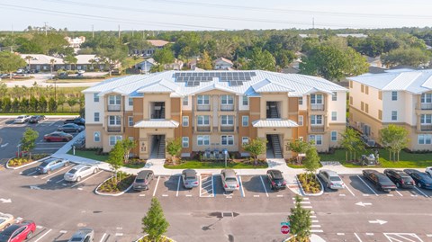 Building Exterior and Solar Panels