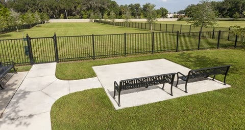 Dog Park with Benches
