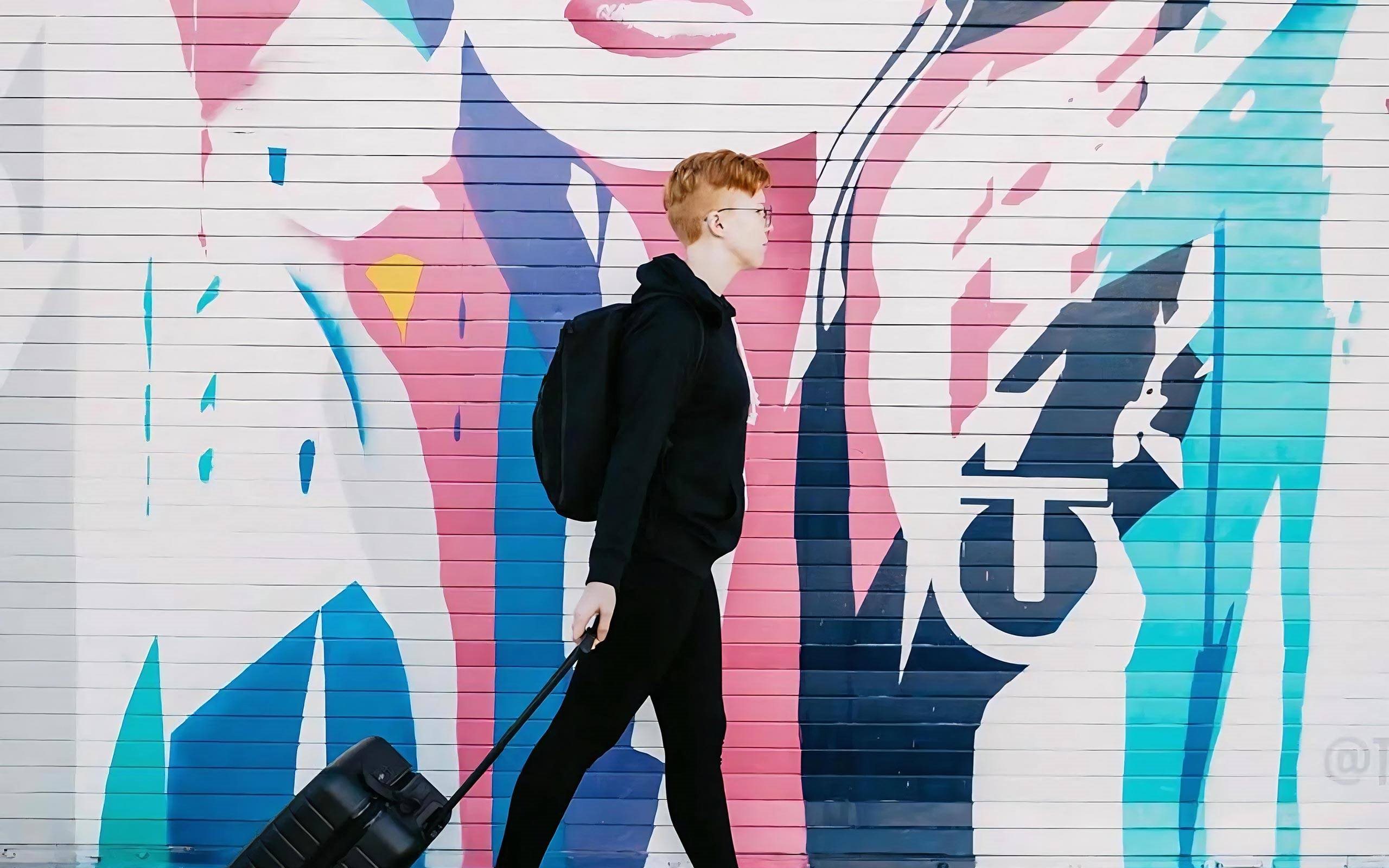 Vibrant Wall Mural in Walkable Neighborhood Near Anchor Riverwalk