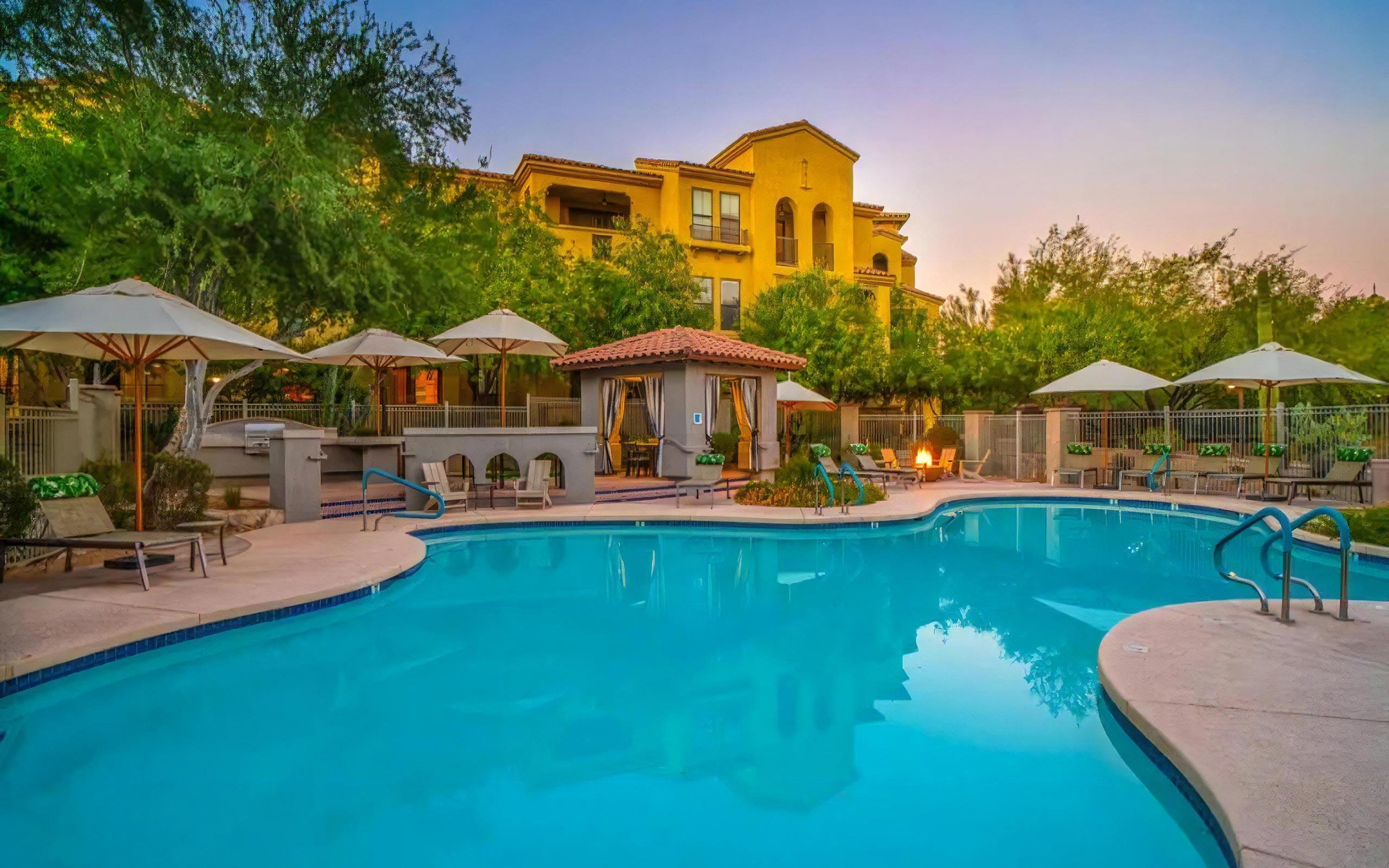 Resort style pool at Desert Park Vista