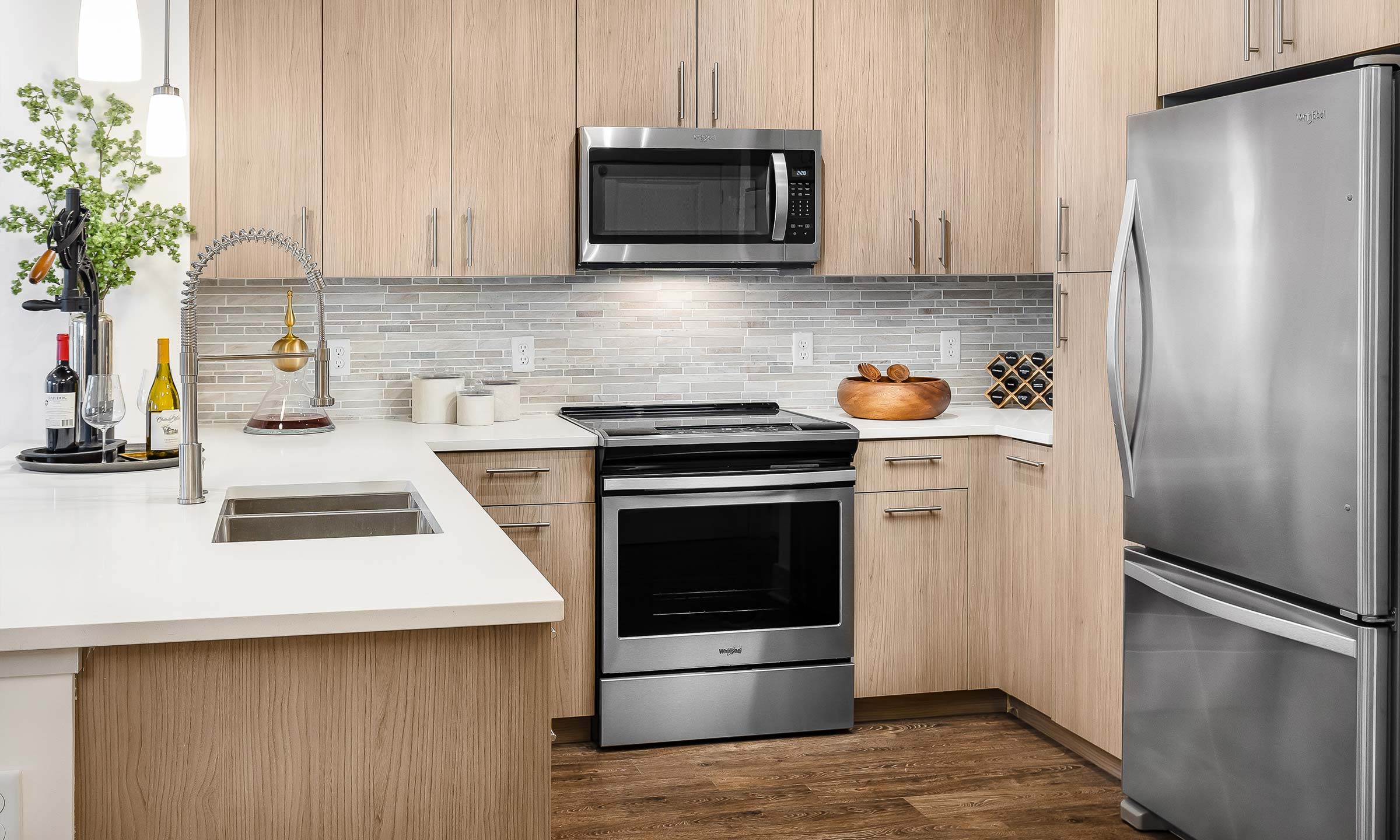 Modern kitchens and floor plans at Siena Tuscan Village
