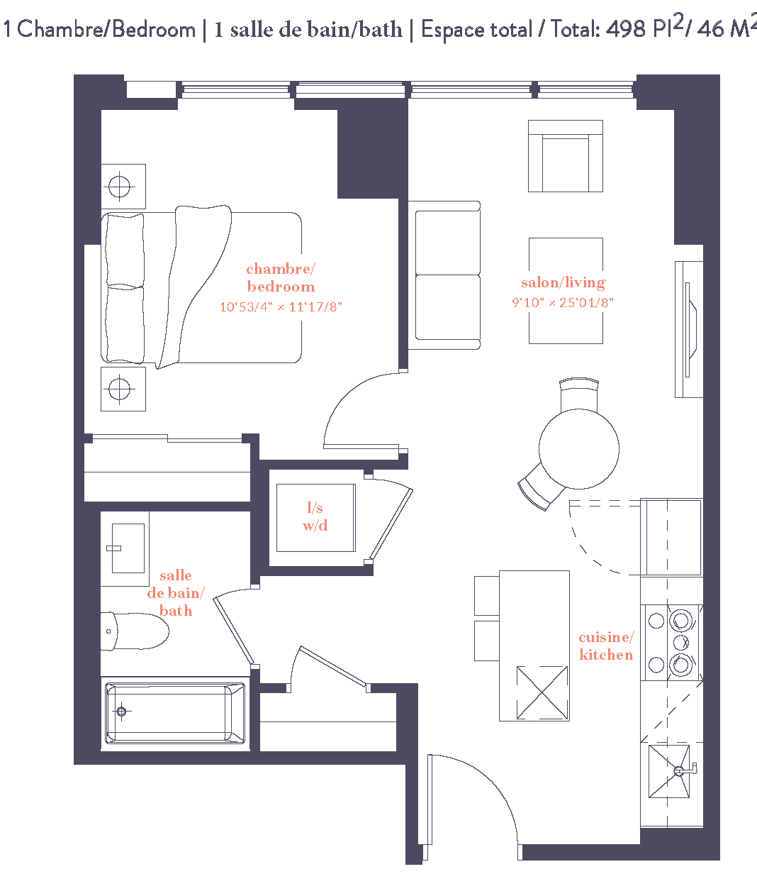 LLV Saint Denis 1 Bed 1 Bath 498sf.png