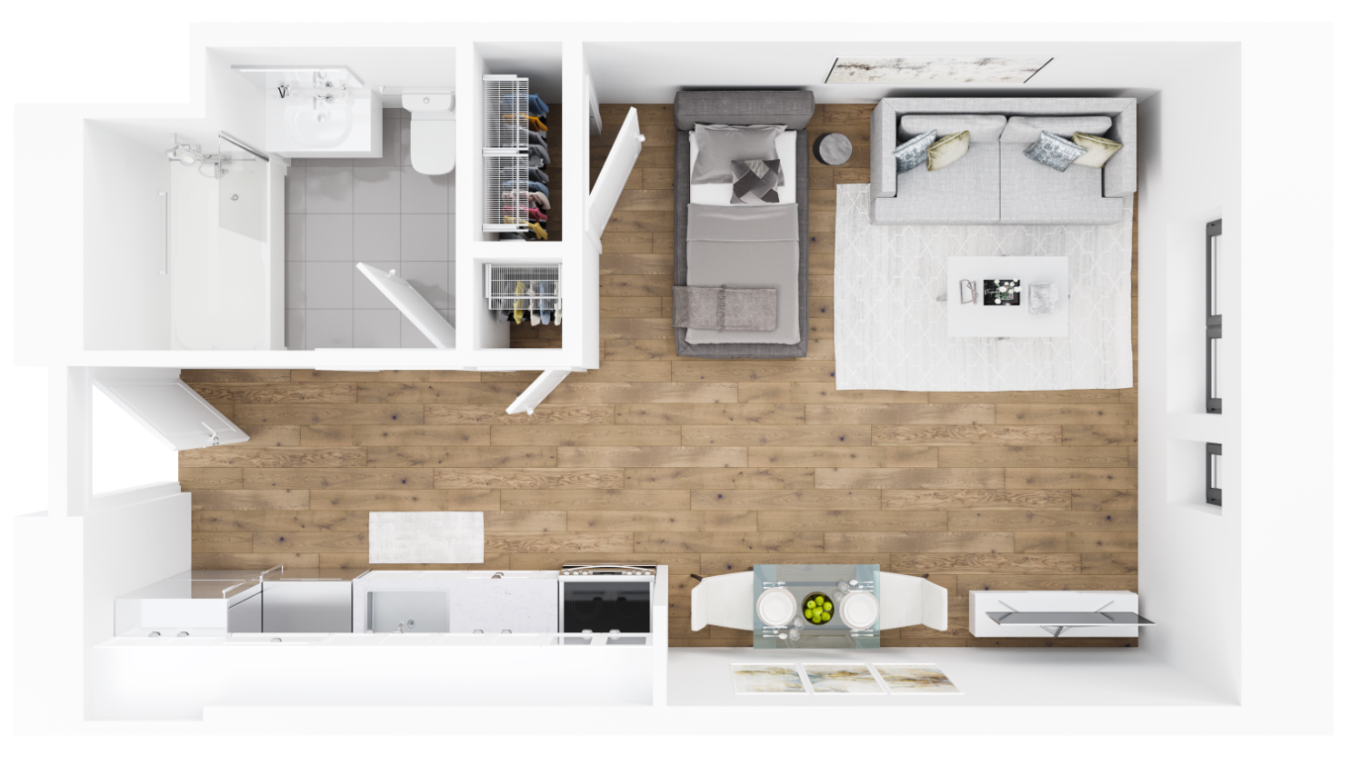 Suite A Floorplan