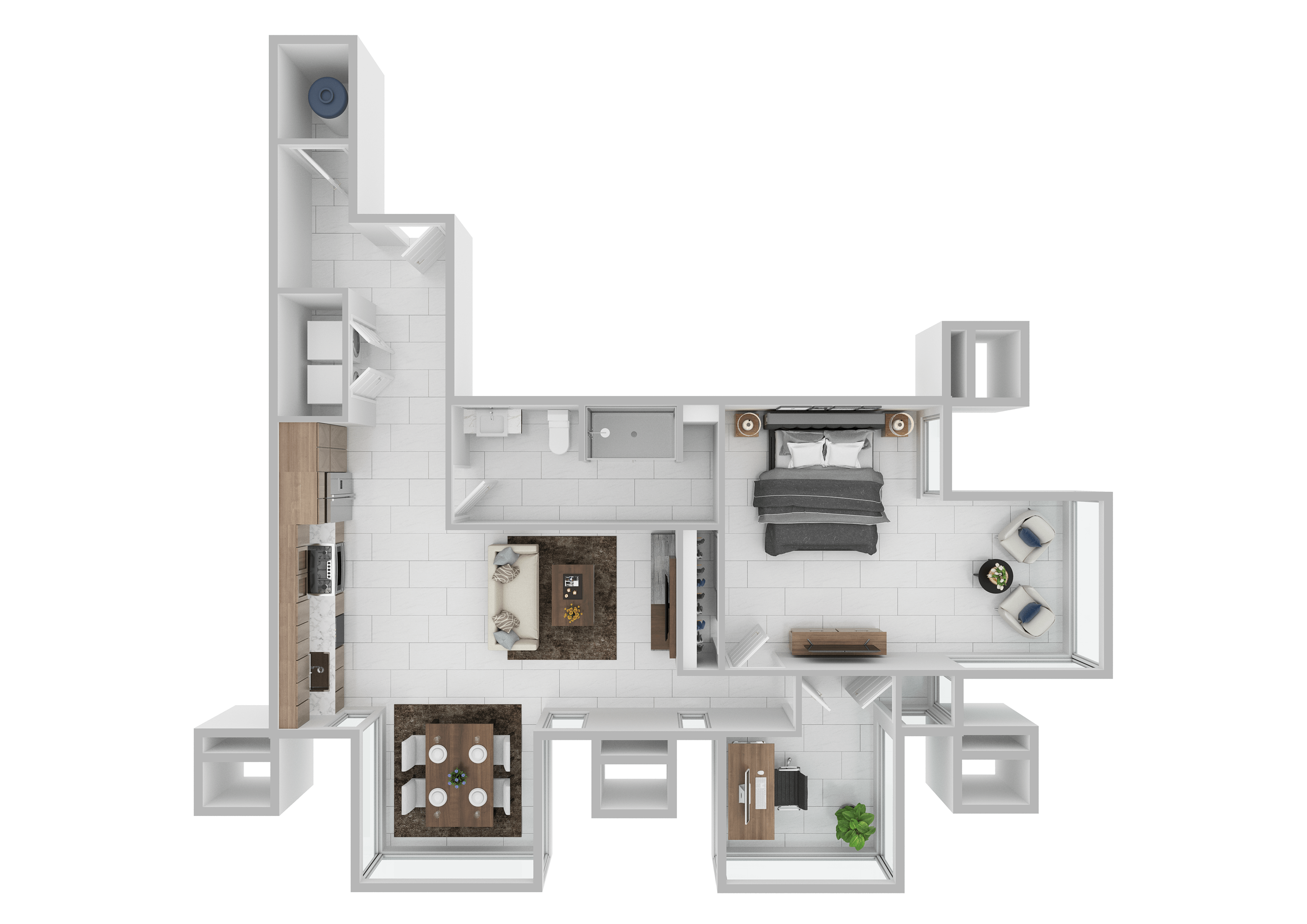 Floor plan layout diagram for A4A