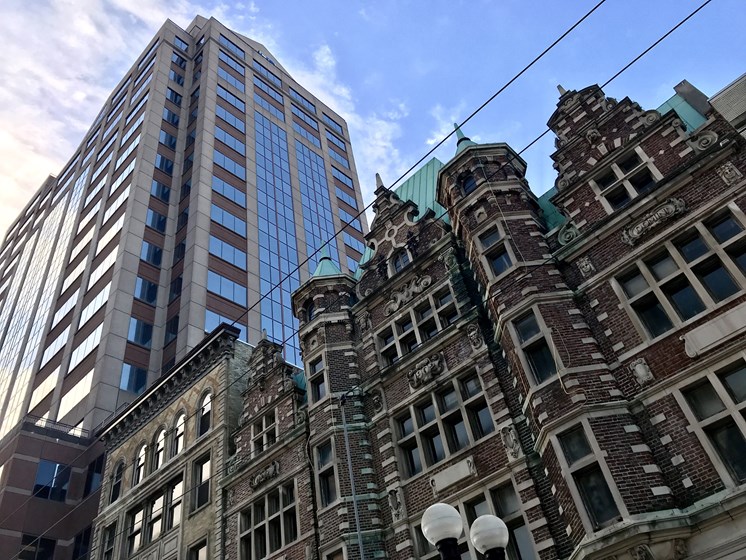 Building exterior - The Arts Lofts at Dayton Arcade, Dayton, OH - Kevin Lush Photography