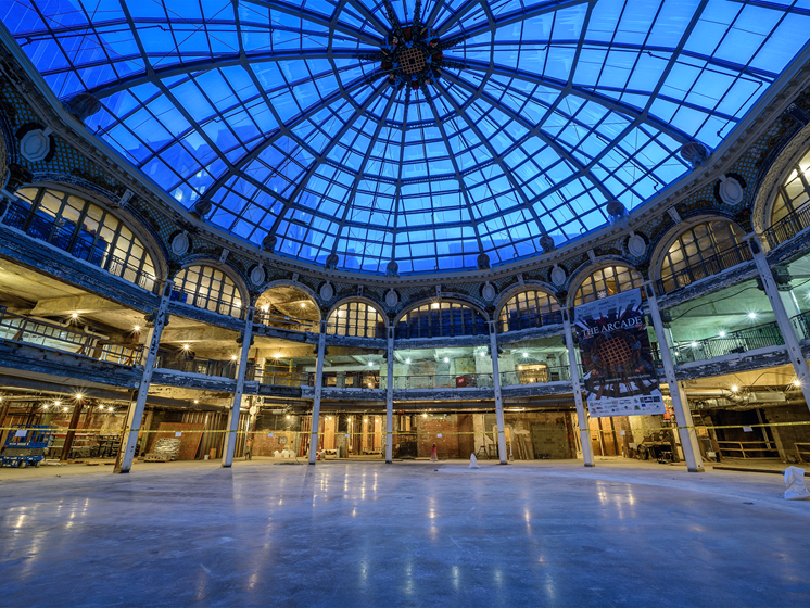 Rotunda interior - The Arts Lofts at Dayton Arcade, Dayton, OH - Tom Gilliam Photography