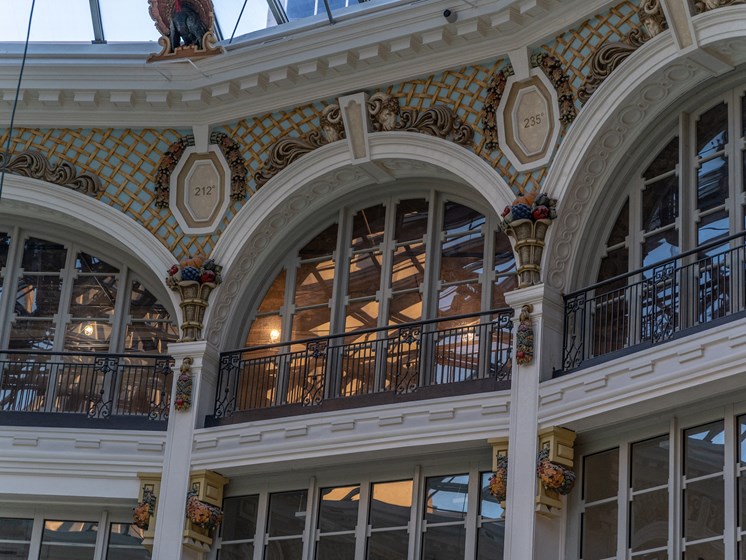 Rotunda interior - The Arts Lofts at Dayton Arcade, Dayton, OH - Kevin Lush Photography