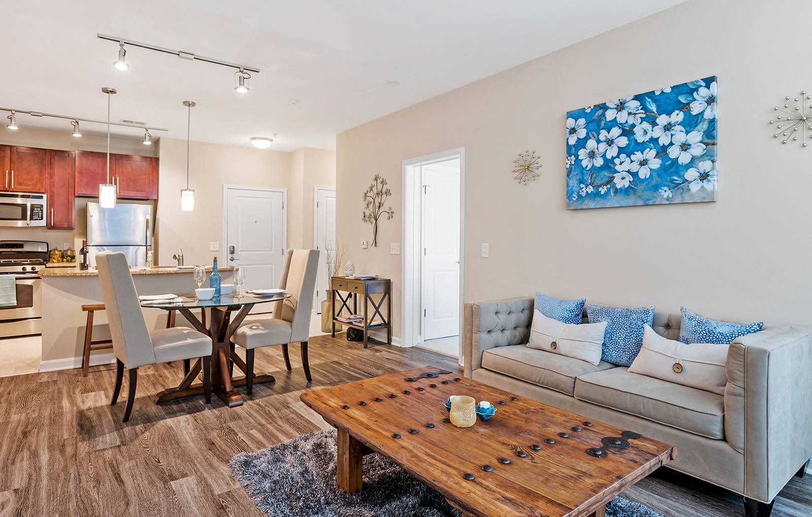 Modern Living Room at The Beacon at Waugh Chapel, Maryland