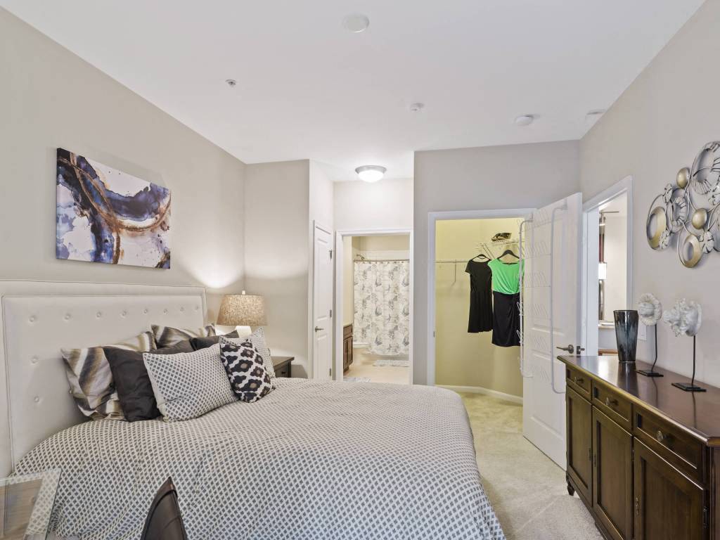 Bedroom With Closet at The Beacon at Waugh Chapel, Gambrills, MD