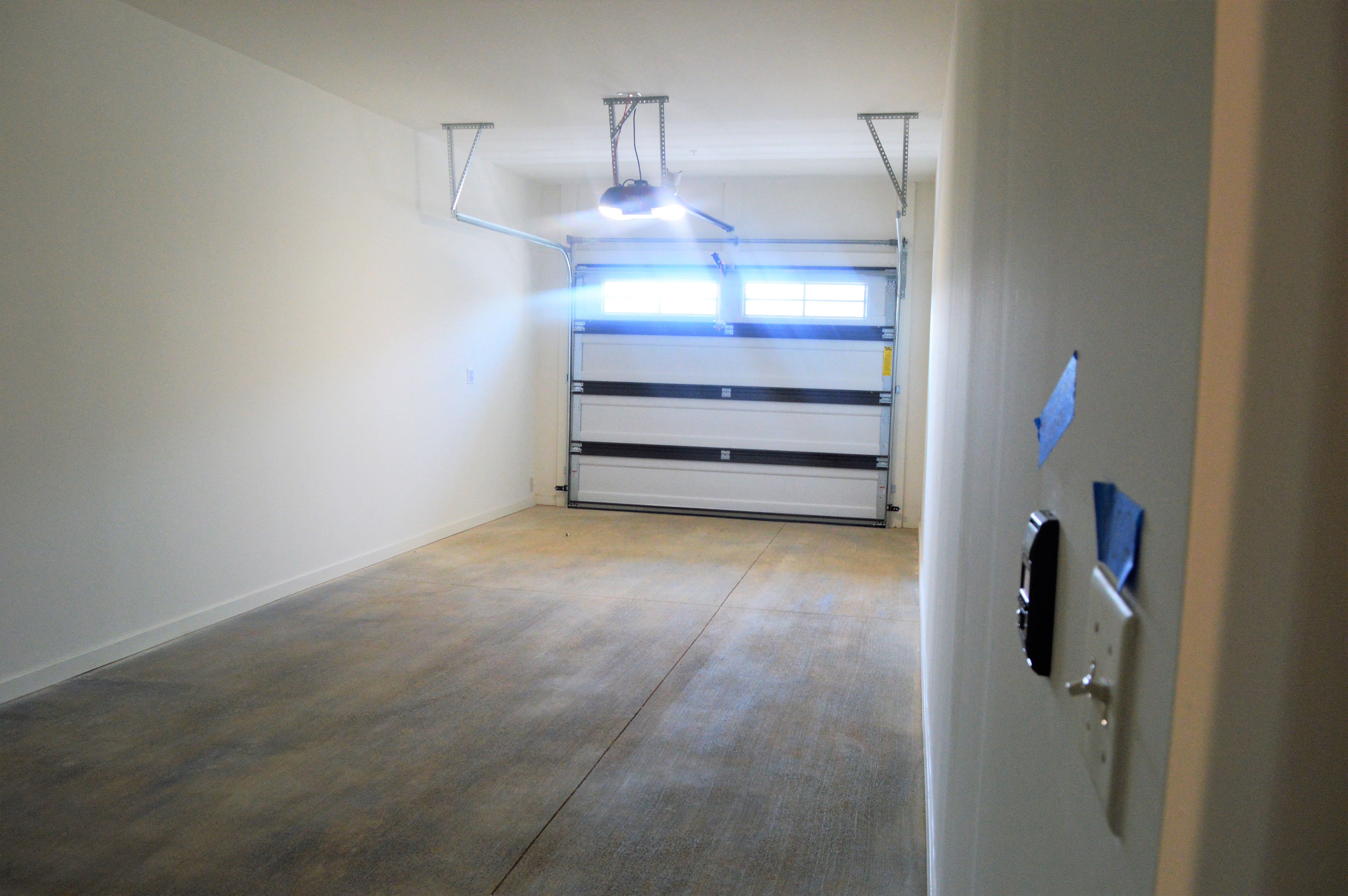 Attached garage available with select apartments