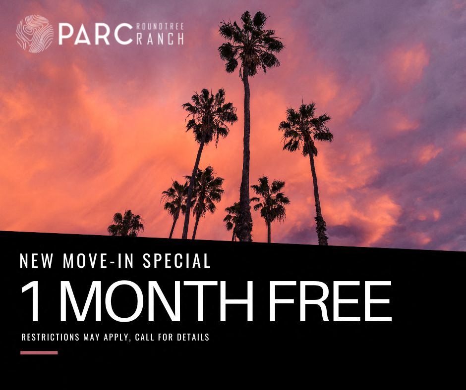Move-in special. 1 month free rent. Restrictions may apply, call for details.