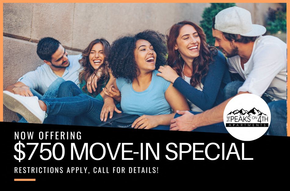 $750 move-in special. Restrictions apply, call for details.
