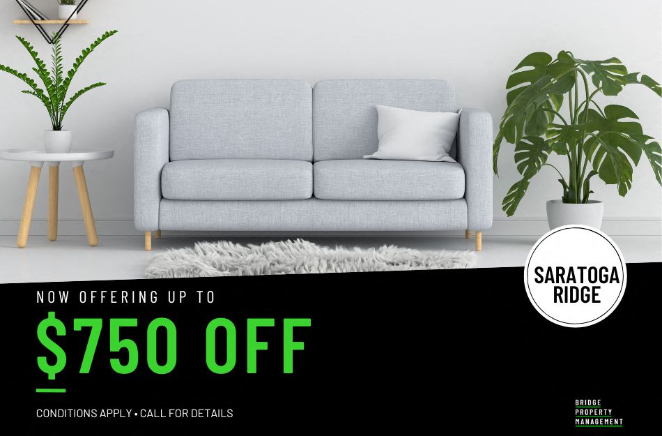 Now offering up to a $750 move-in special. Restrictions may apply, call for details.