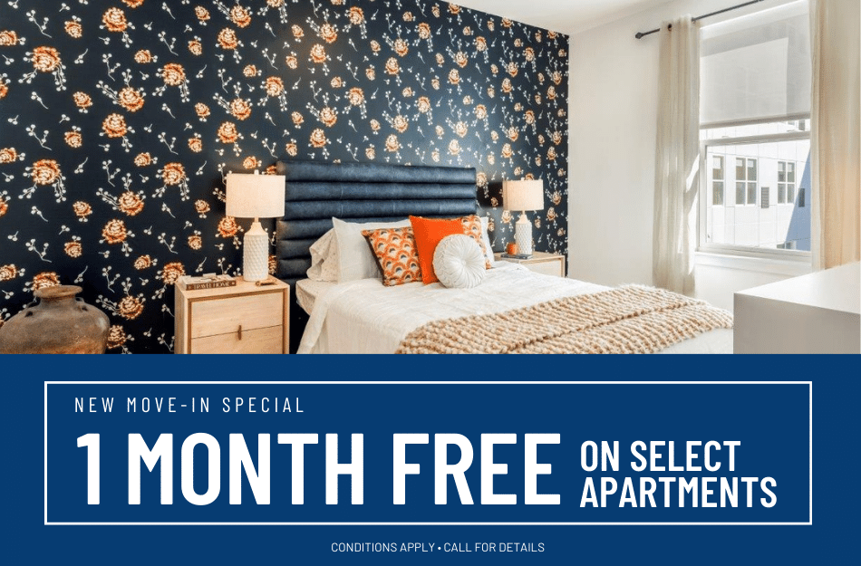 New Move-in Special: Get 1 Month FREE on Select Apartments for a Limited Time! Conditions Apply, Call for Details