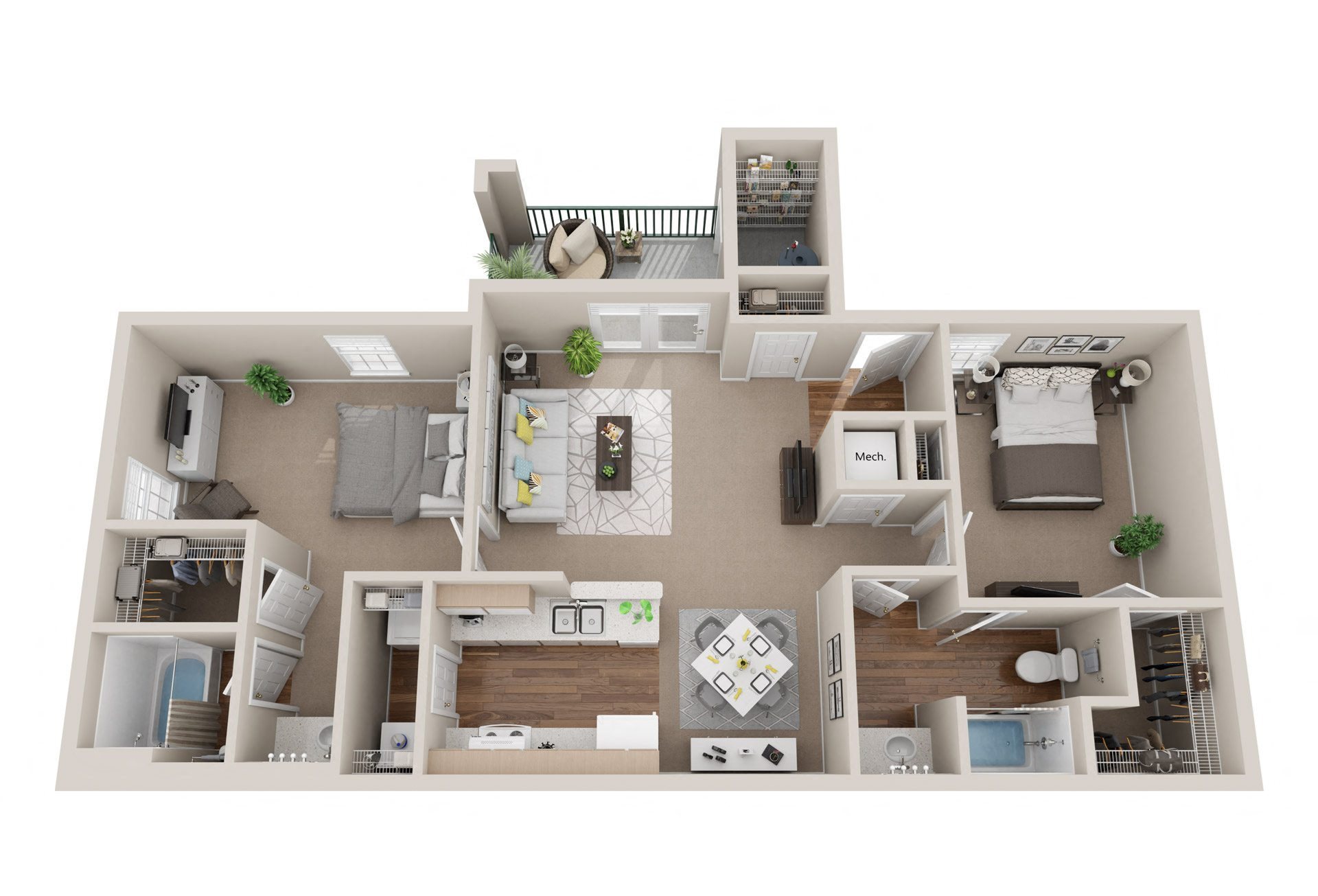 Floor Plans of Grand at Pearl in Pearl, MS