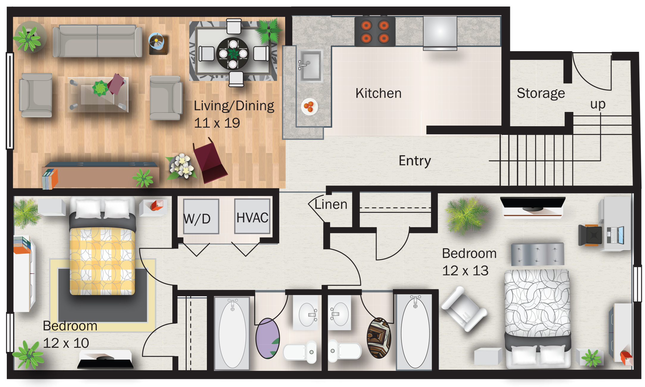 Floor Plans Of Hanover Crossing In Mechanicsville, Va