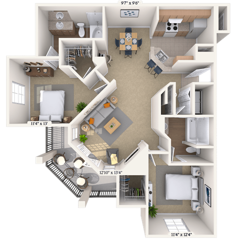 22B floor plan