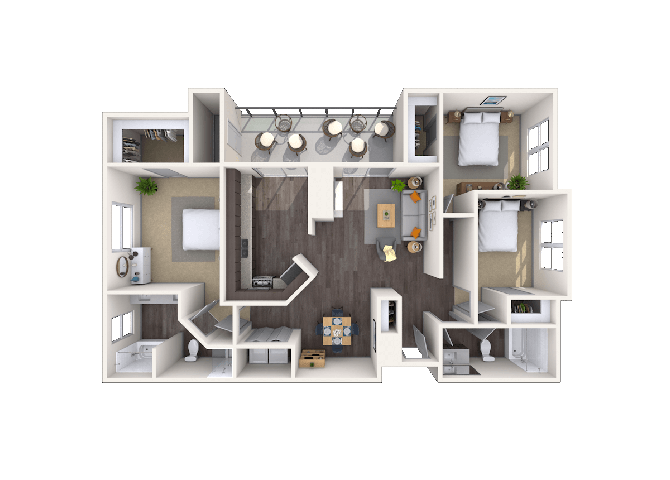 Touraine floor plan