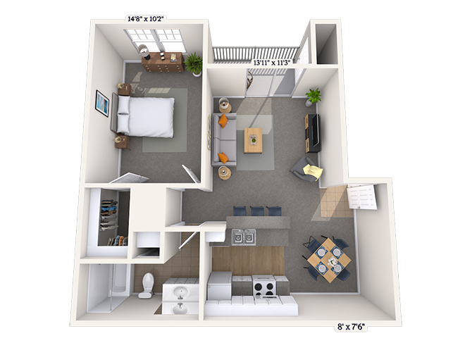 Bluebonnett floor plan