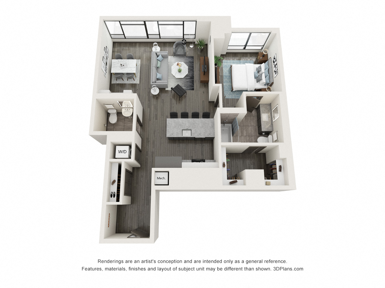 Floor plan layout diagram for A11