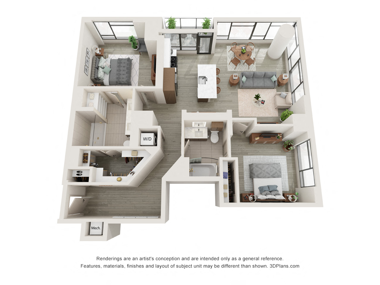 Floor plan layout diagram for B1