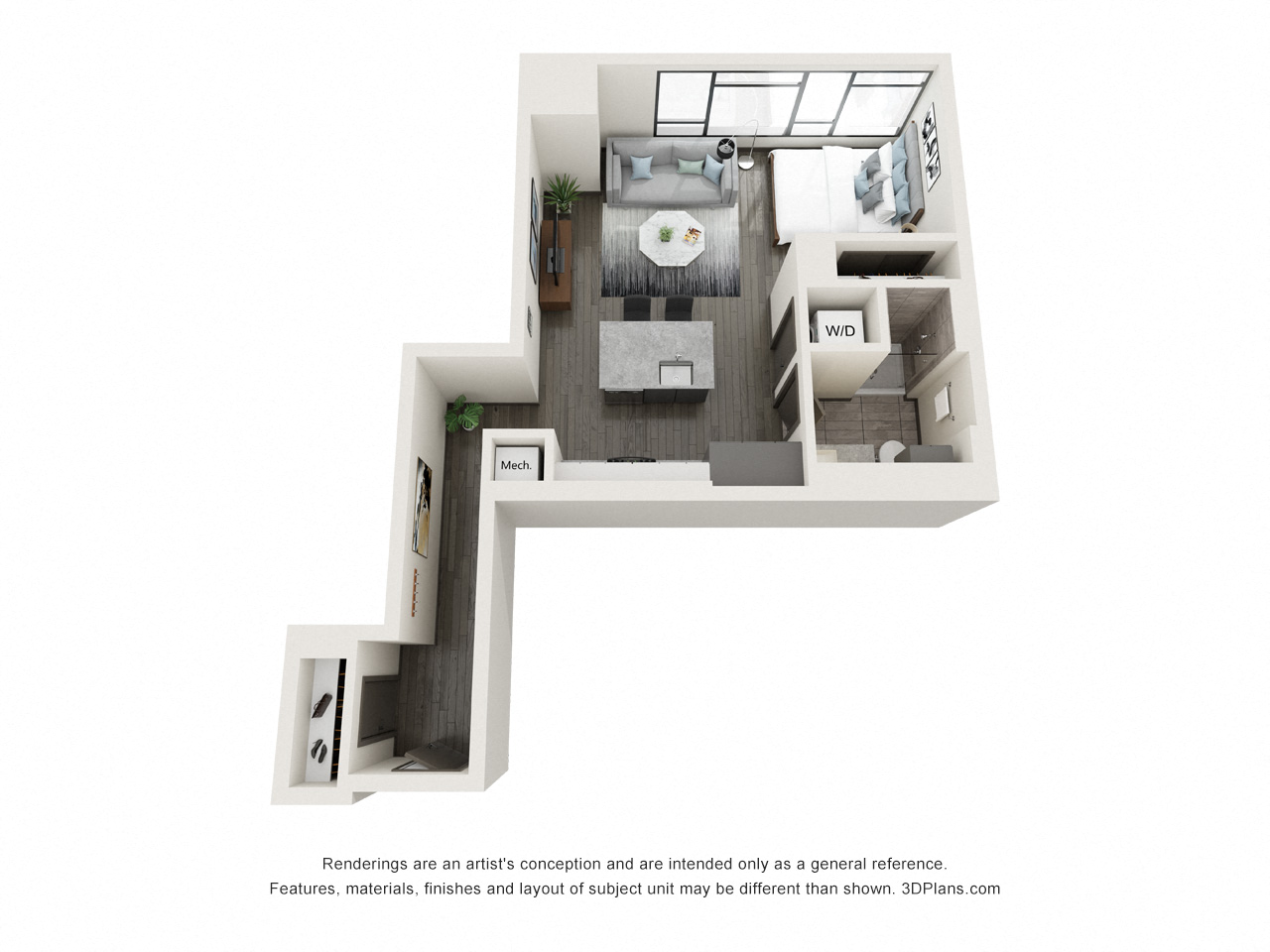 Floor plan layout diagram for S5