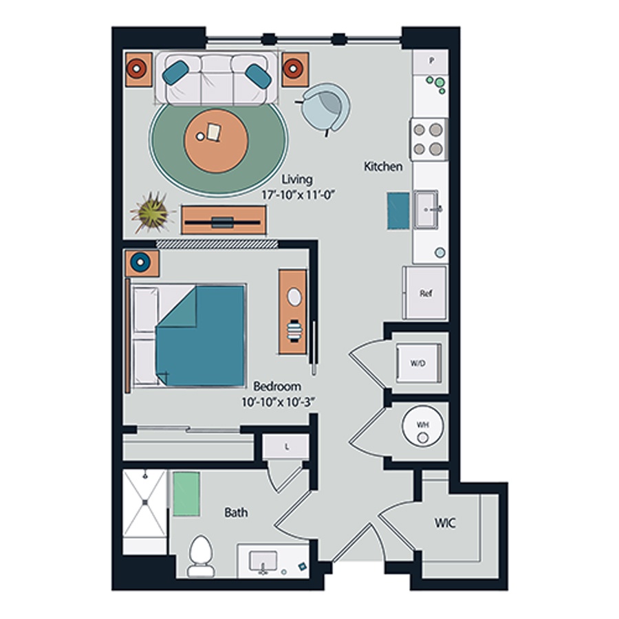 Floor plan layout diagram for S2