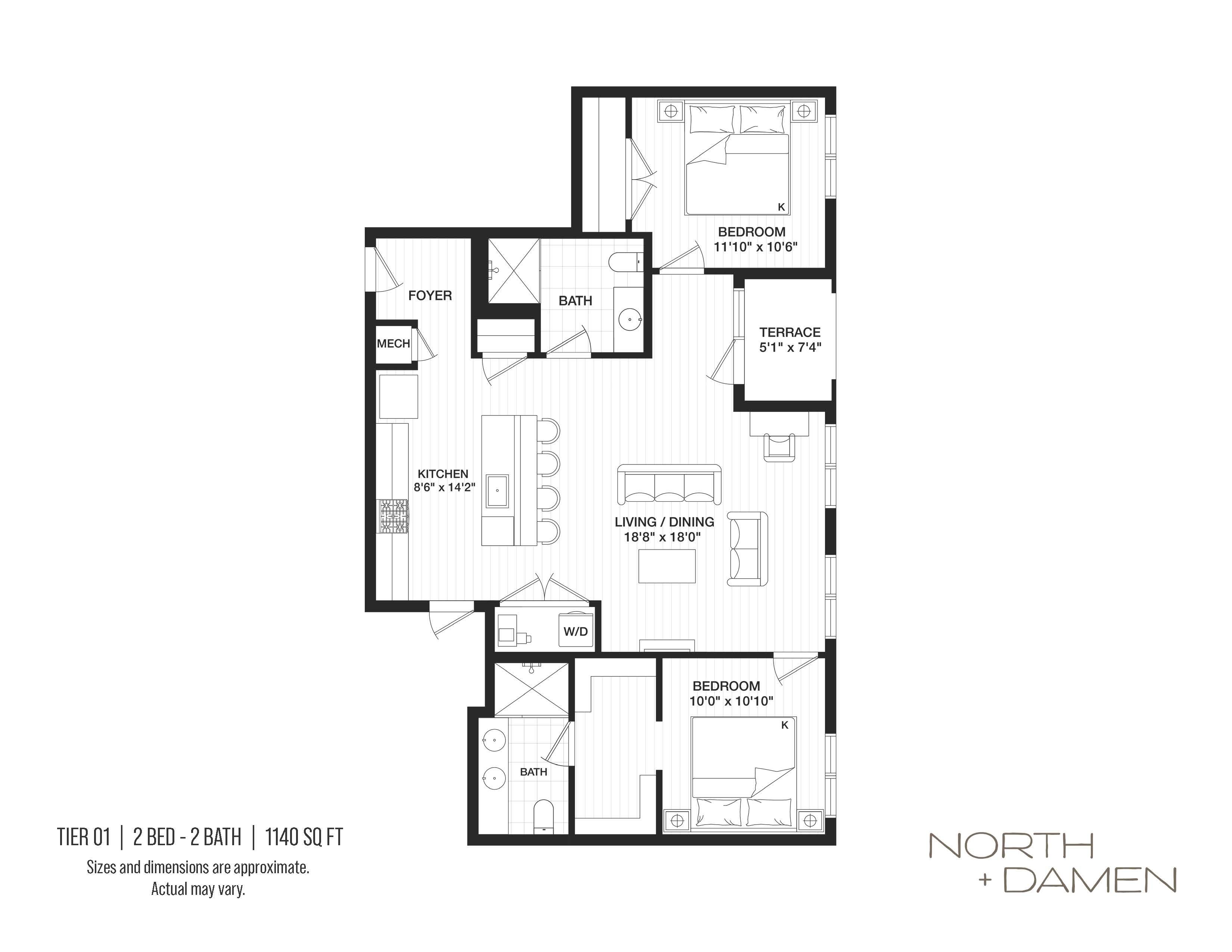 North + Damen 1624 N. Damen Ave, Chicago, IL 60647