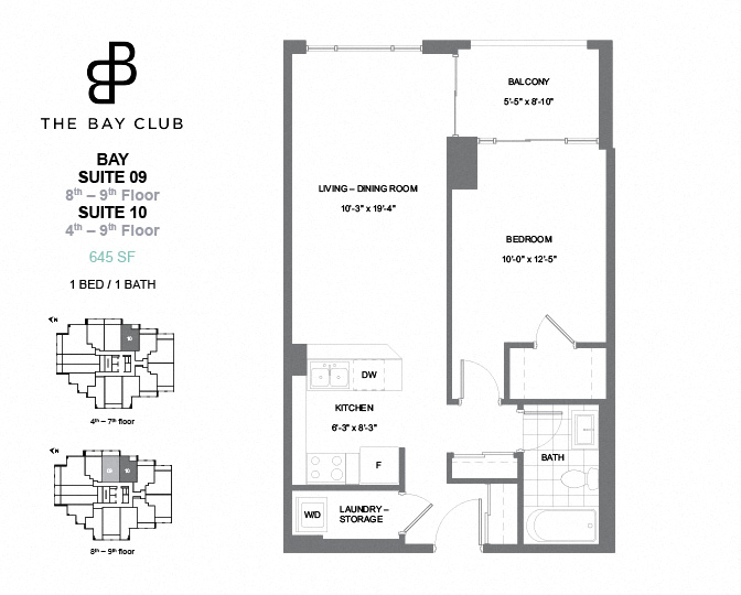 Balmuto 1bedroom floorplan