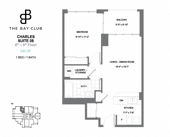 Balmuto 1bedroom floorplan