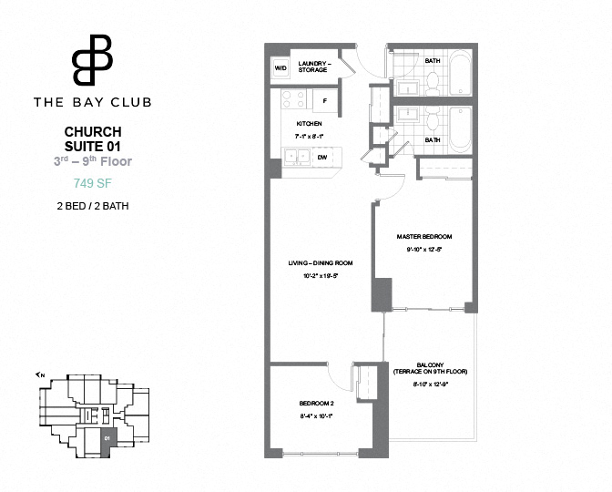 Wellesley 2bedroom floorplan